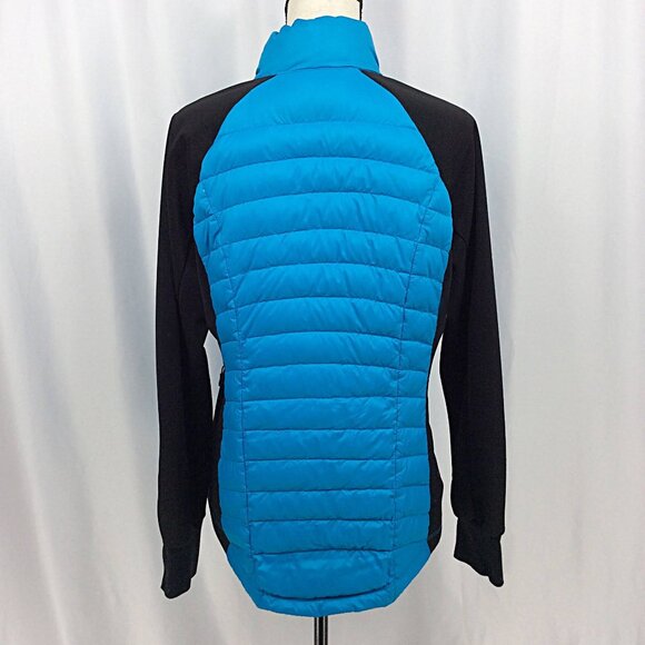 32 Degrees Weatherproof Down Puffer Jacket Womens Size Large Thumbholes Stretch - Picture 3 of 10